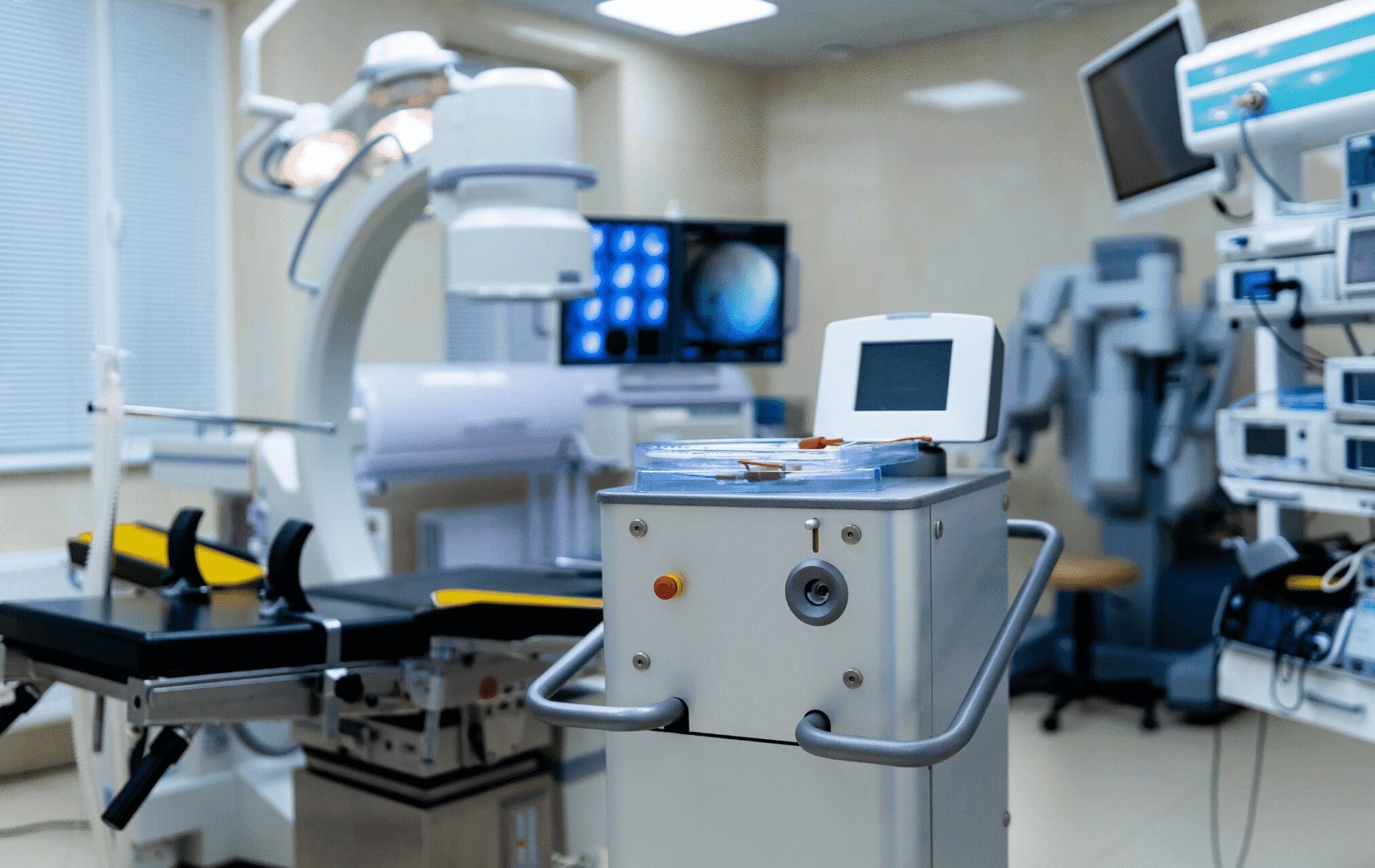 A medical examination room