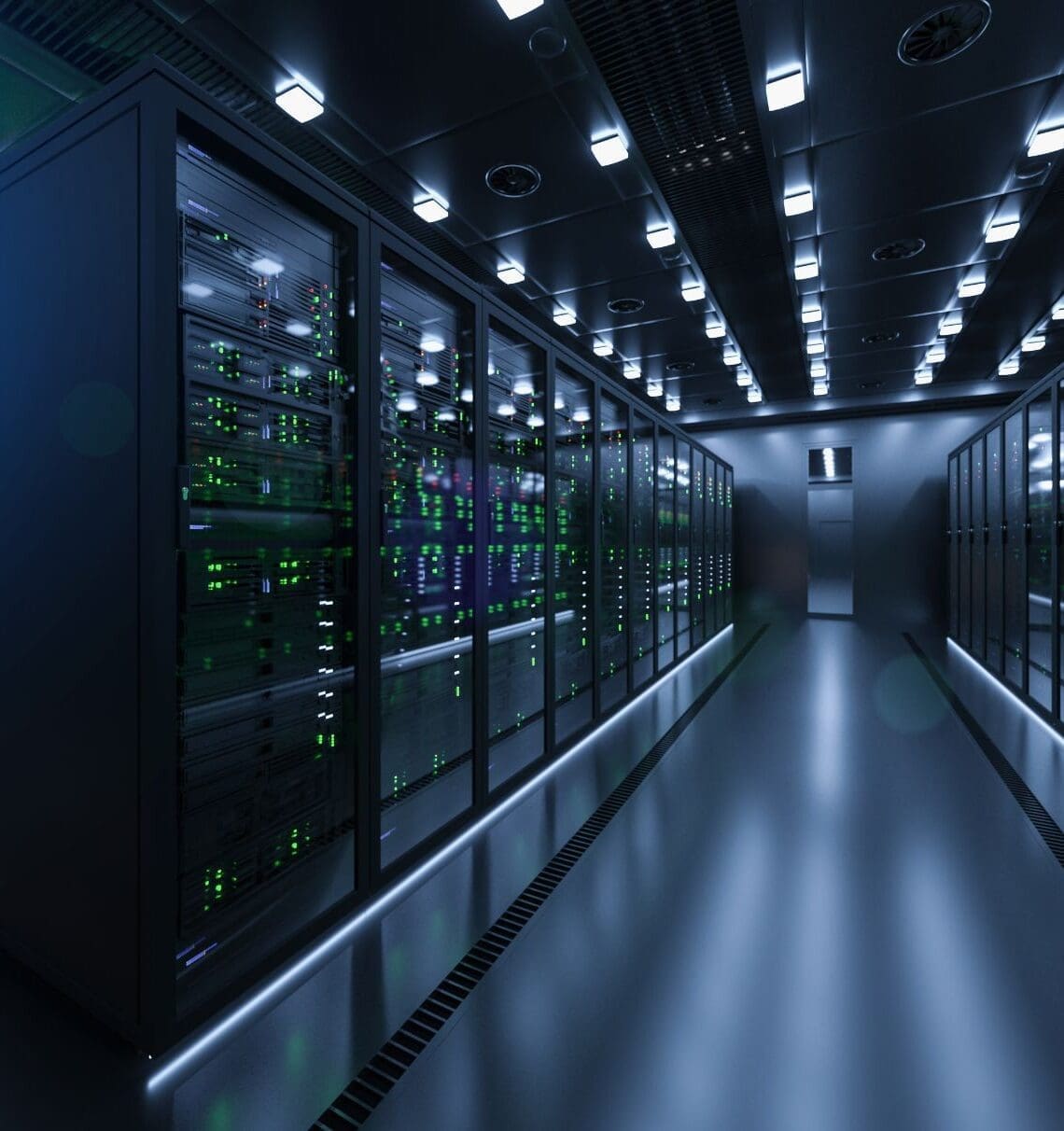 An extensive array of servers