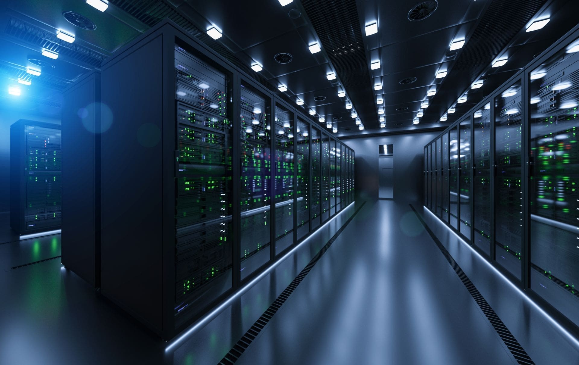 An extensive array of servers