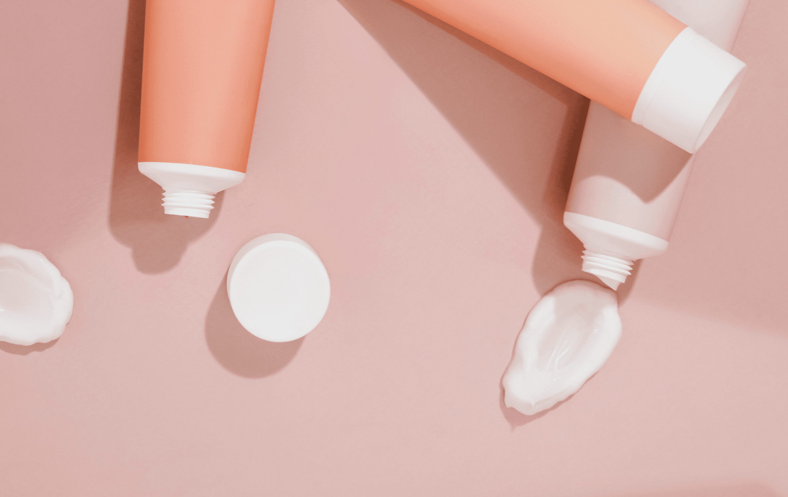 Cosmetic products photoshoot