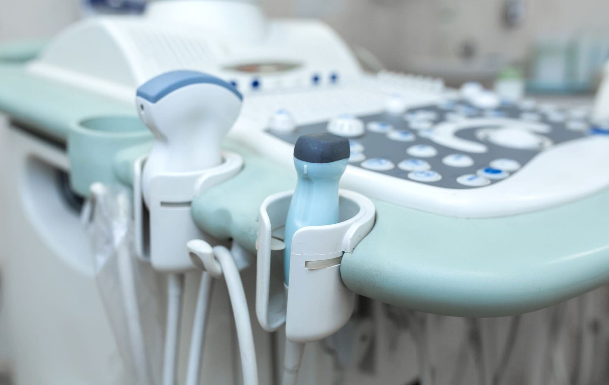 A medical device placed on a table