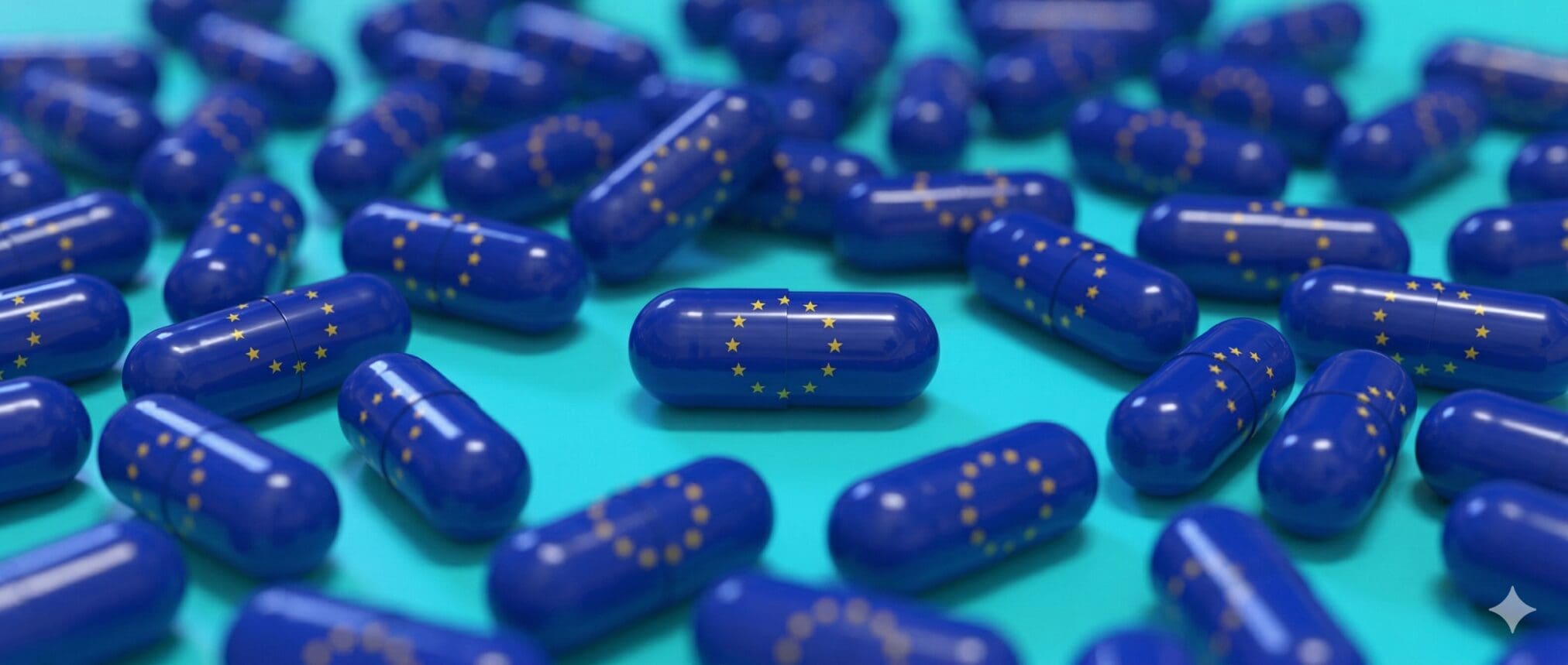 EU Flag Pills as the Final Countdown Until EUDAMED 2026 Deadline in May is Close