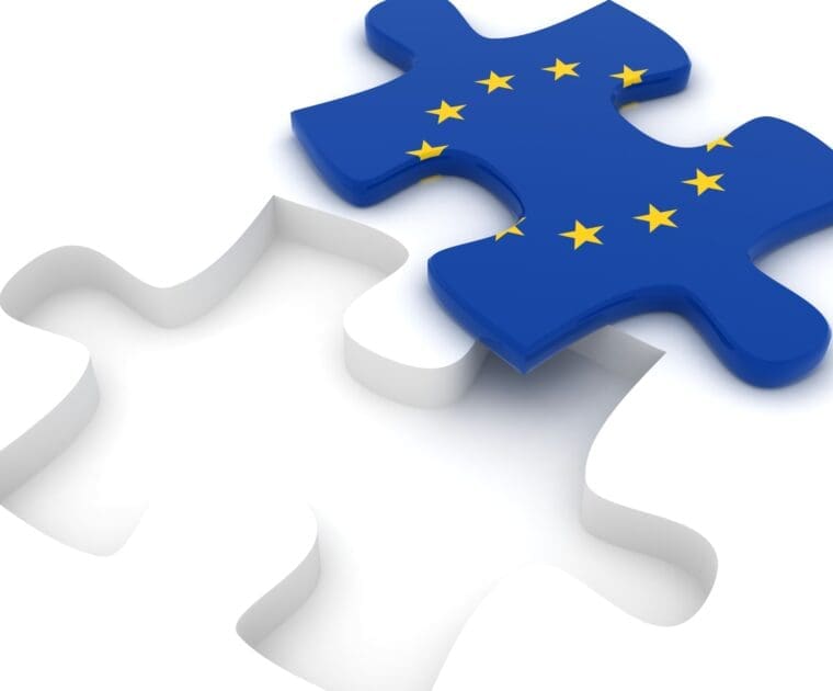 European Union puzzle piece symbolizing EU regulatory compliance and market access.