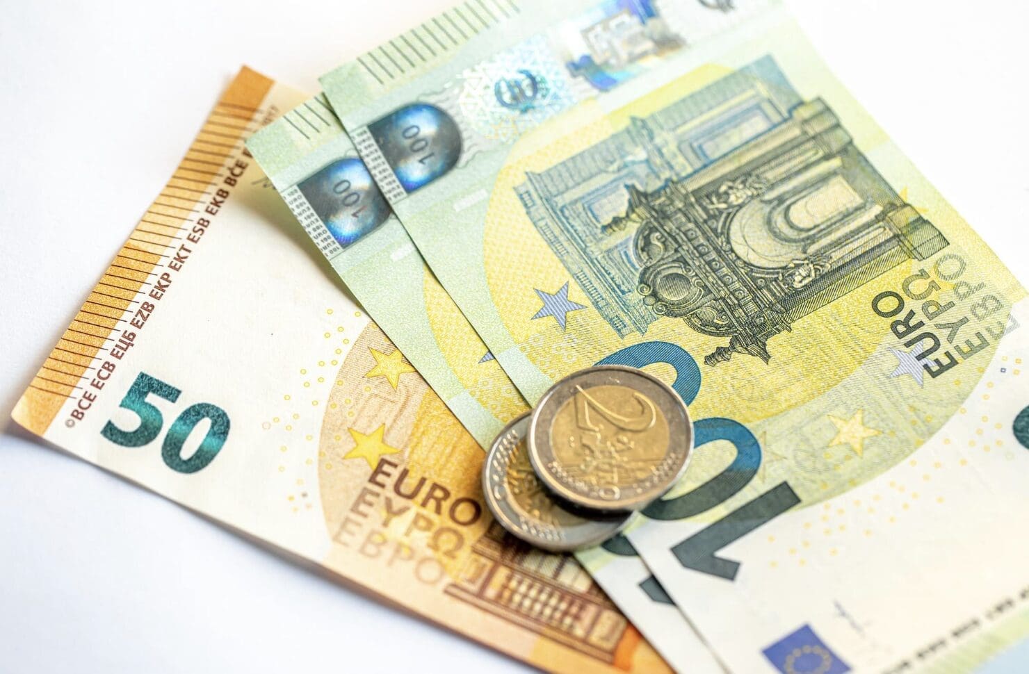 euros and pennies